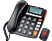 EMPORIA KFT19-SOS - Téléphone filaire (Noir)