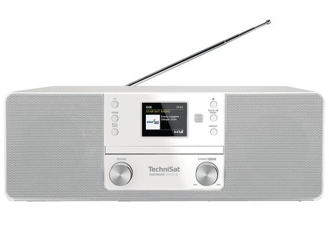 TECHNISAT DIGITRADIO 370 CD IR Internetradio, DAB+, FM, Internet Radio, DAB,  AM, Bluetooth, Weiß/Silber Internetradio in Weiß/Silber kaufen | SATURN | Digitalradios (DAB+)