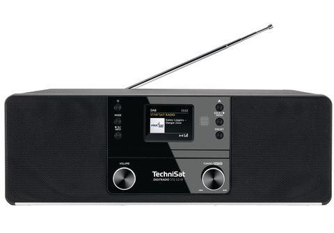 TECHNISAT DIGITRADIO 370 Schwarz Internetradio, Bluetooth, Radio, CD IR FM, MediaMarkt DAB, Internetradios Internet DAB+, | AM