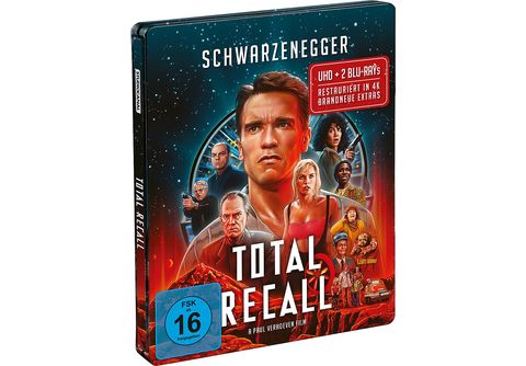 Total Recall - Die totale Erinnerung (1990) DE Blu-Ray Cover & Labels 