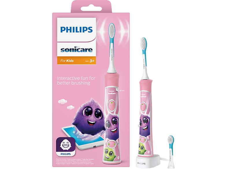 Connected PHILIPS Rosa Kids For kaufen online | Elektrische HX6352/42 MediaMarkt Schallzahnbürste Sonicare