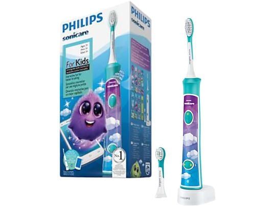 PHILIPS HX6322/04 Sonicare Kids Connected Elektrische Schallzahnbürste Weiß