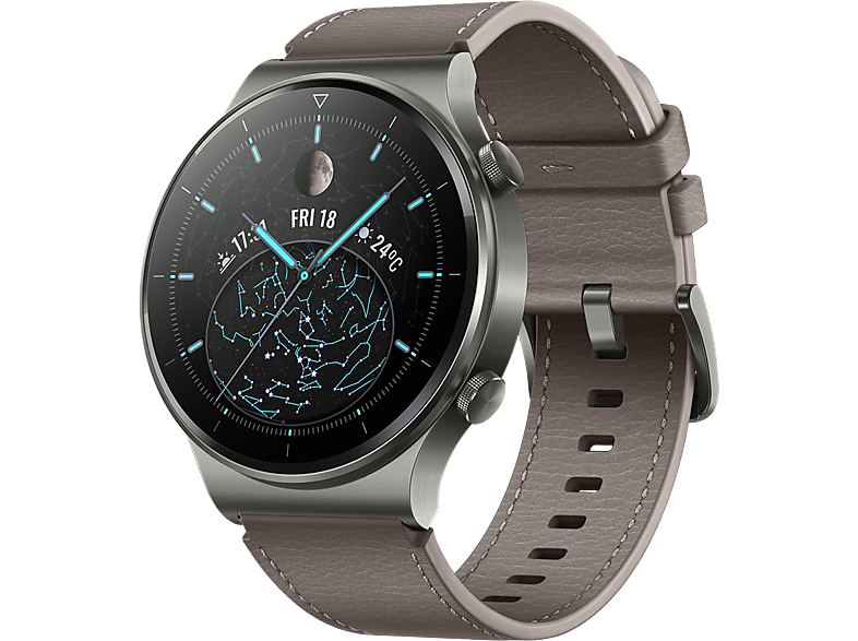 HUAWEI Watch GT 2 Pro Classic Grijs/Bruin kopen? | MediaMarkt