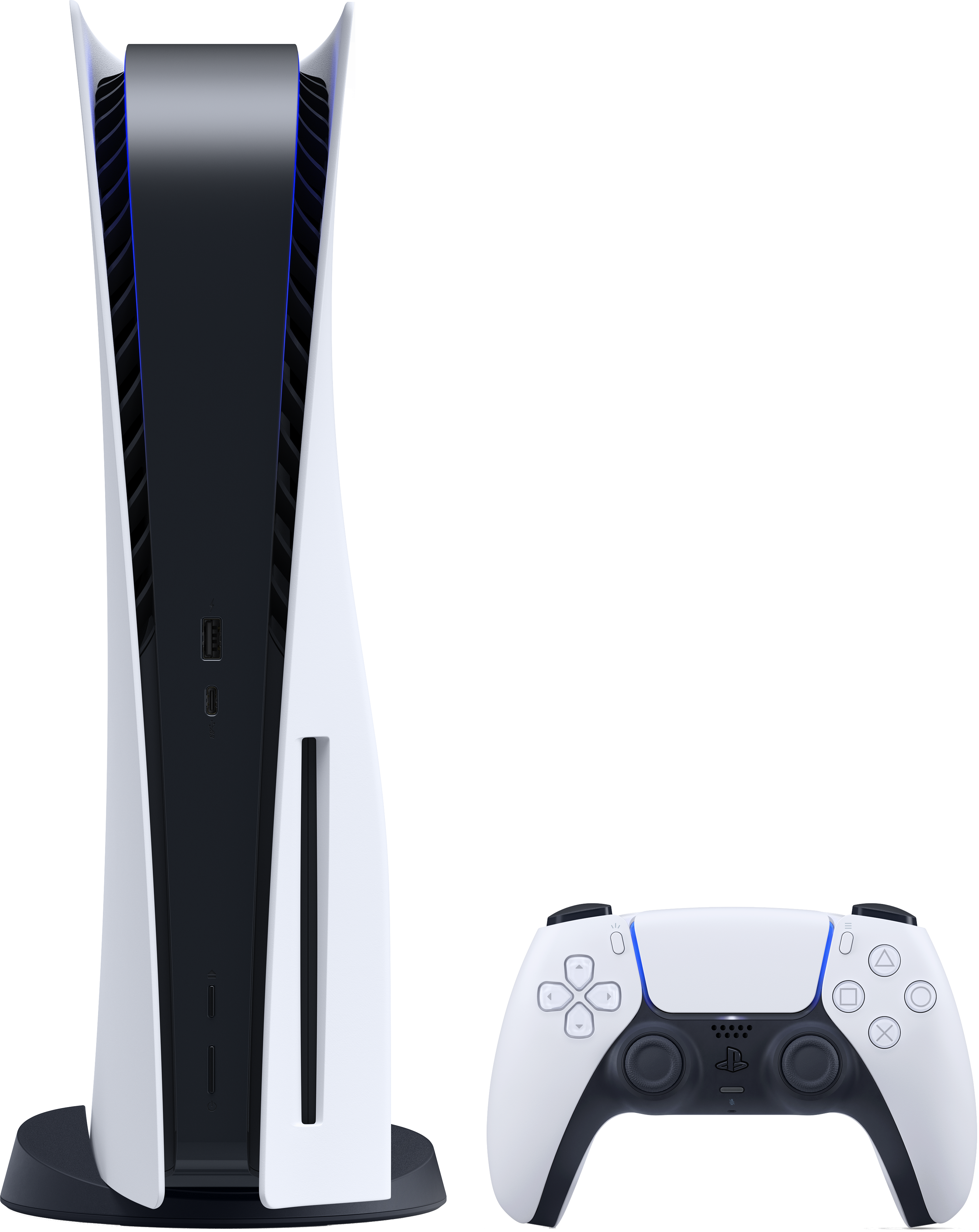 SONY PlayStation®5 mit 2 DualSense™ Wireless-Controller weiß