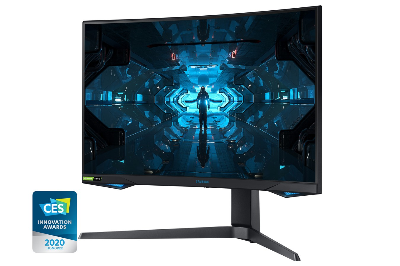 Monitor gaming - SAMSUNG LC27G75TQSUXEN, 27" WQHD, 1 ms, 240 Hz, 2 Display Port 1.41 HDMI 2.02 USB, Negro