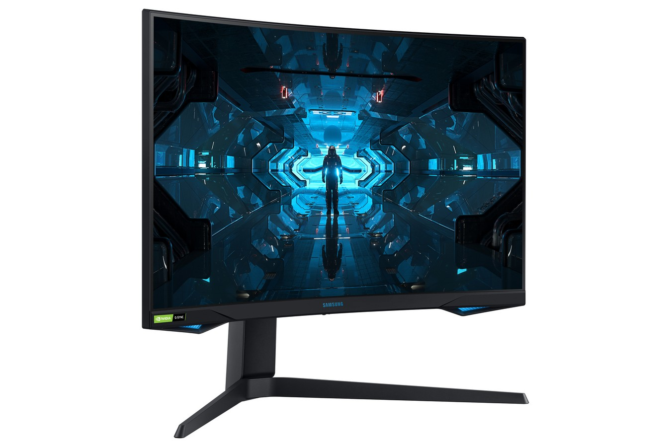 Monitor gaming - SAMSUNG LC27G75TQSUXEN, 27" WQHD, 1 ms, 240 Hz, 2 Display Port 1.41 HDMI 2.02 USB, Negro