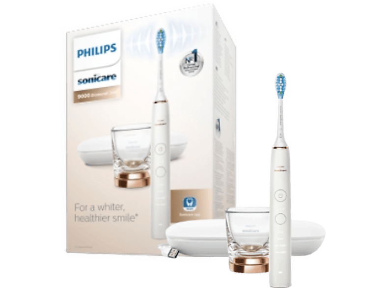 PHILIPS Sonicare DiamondClean 9000 HX9911/94 elektrische Zahnbürste, rosegold online kaufen