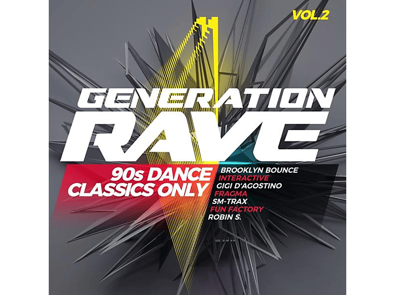 VARIOUS - Generation Rave Vol.2-90s Dance Classics Only  - (CD)