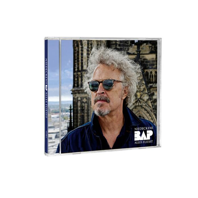 Eine CD-Hülle mit dem Albumcover von "BAP" und dem Sänger.
