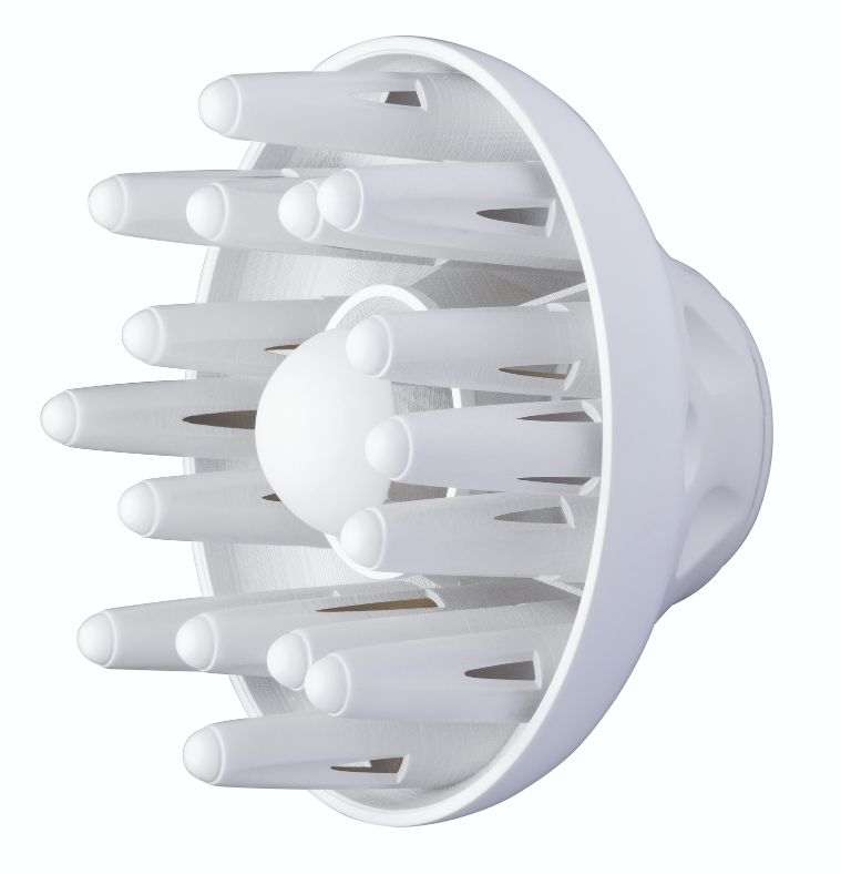Secador - Rowenta CV5090 2300W, 2 velocidades, Difusor, Cable 1.80 m, Iónico, Blanco