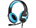 KONIX Mythics Nemesis - Casques de jeu (Noir/Bleu)