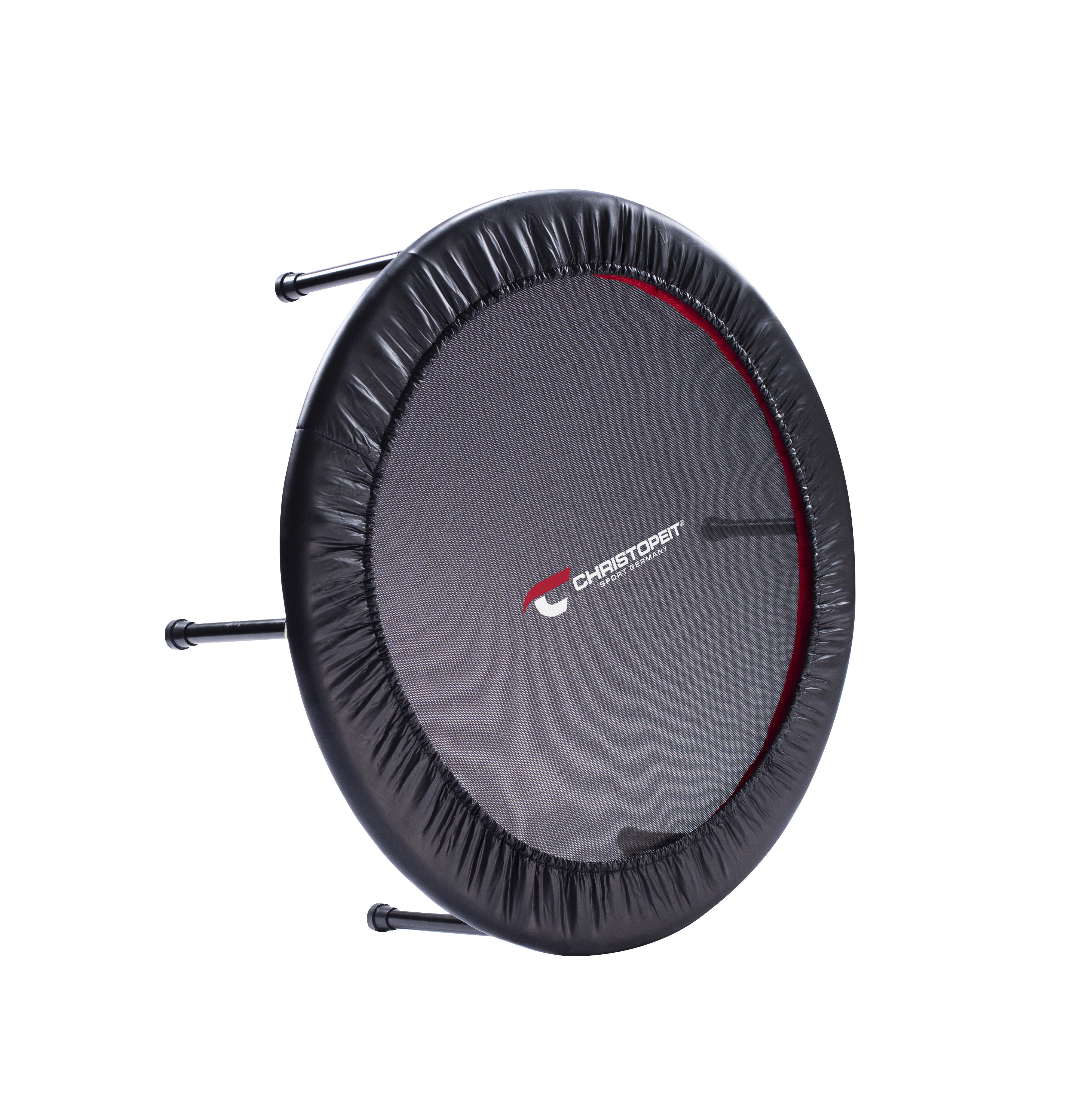 CHRISTOPEIT T 300 Trampolin, Schwarz/Rot