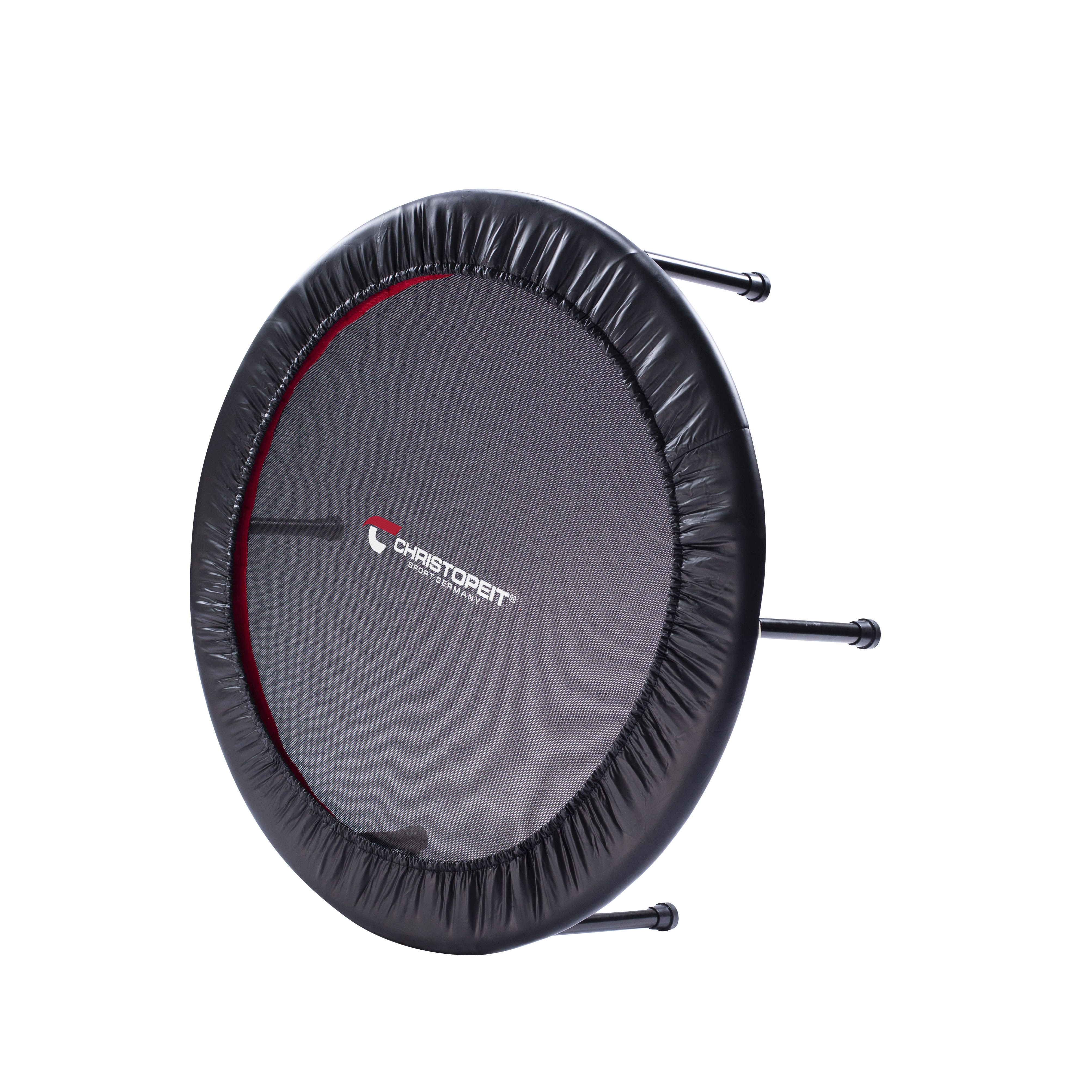 CHRISTOPEIT T 300 Trampolin, Schwarz/Rot