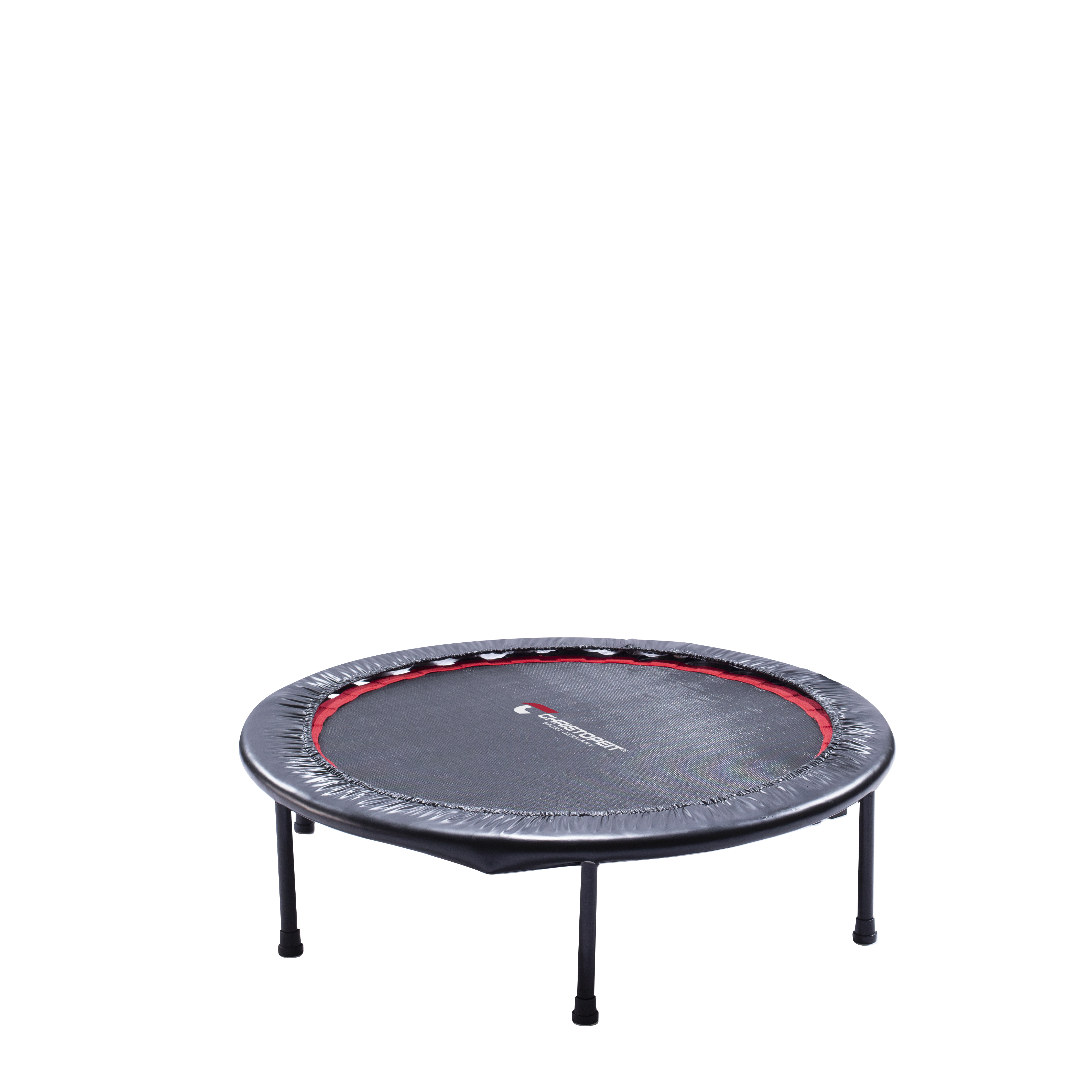 CHRISTOPEIT T 300 Trampolin, Schwarz/Rot