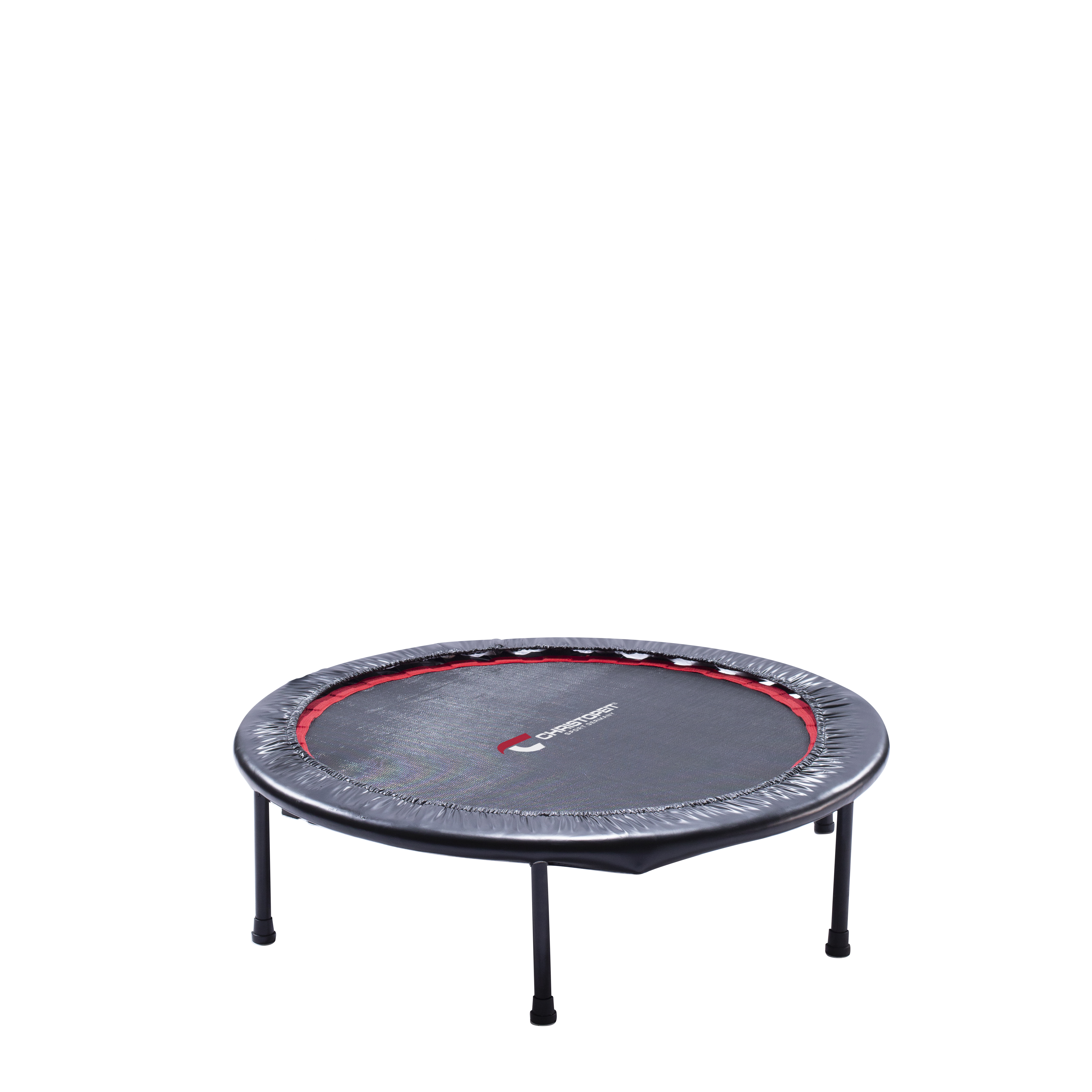 CHRISTOPEIT T 300 Trampolin, Schwarz/Rot