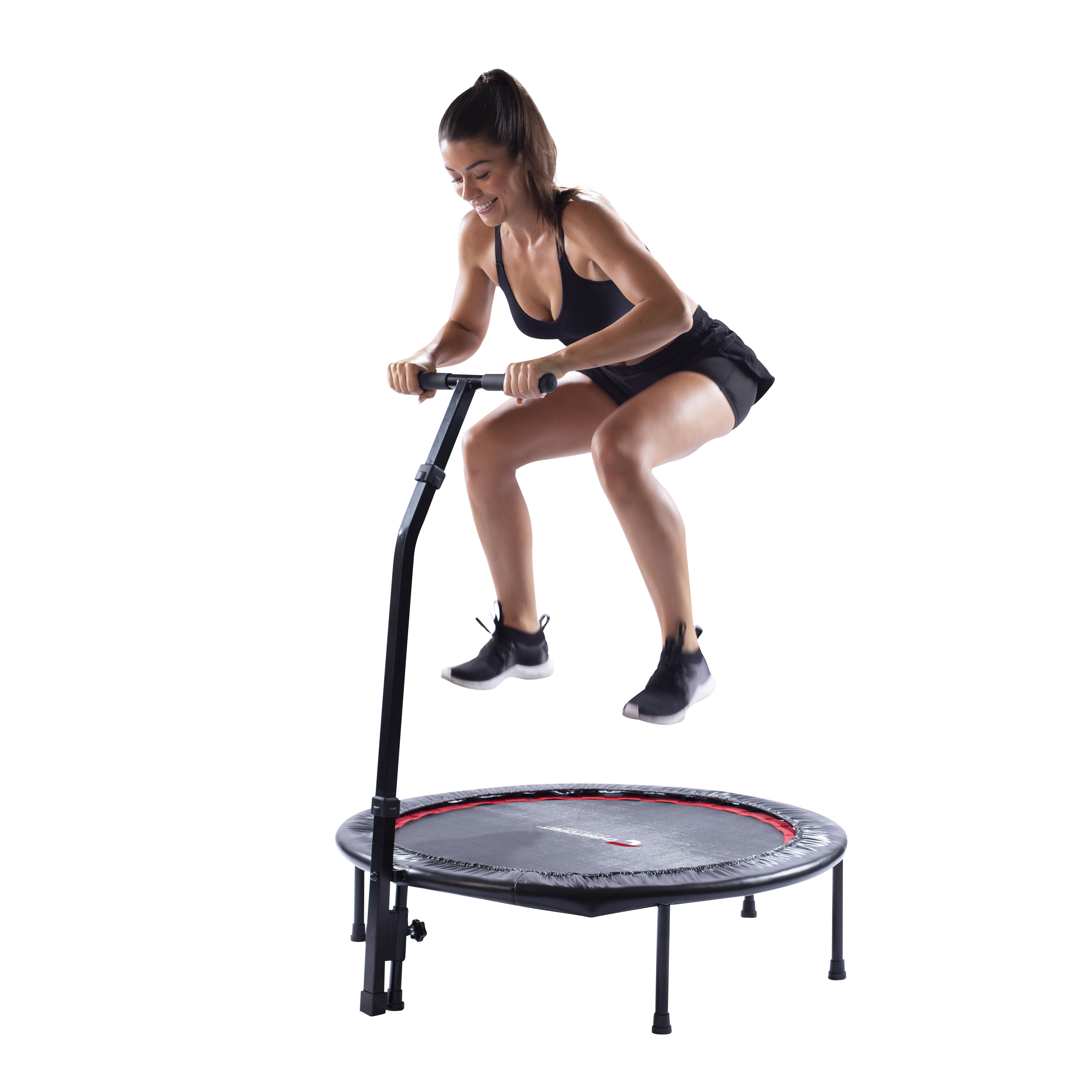 CHRISTOPEIT T 400 Trampolin, Schwarz/Rot