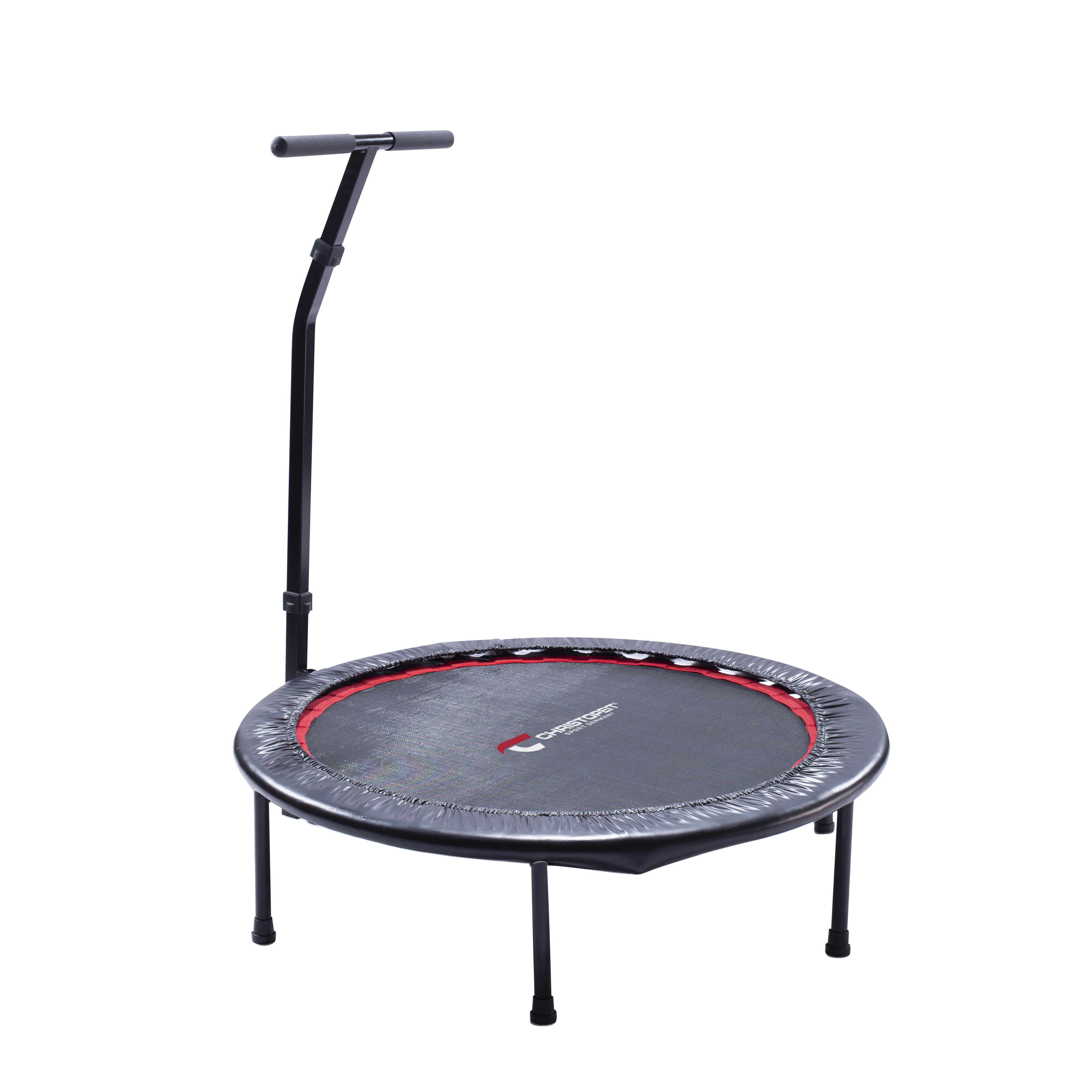 CHRISTOPEIT T 400 Trampolin, Schwarz/Rot