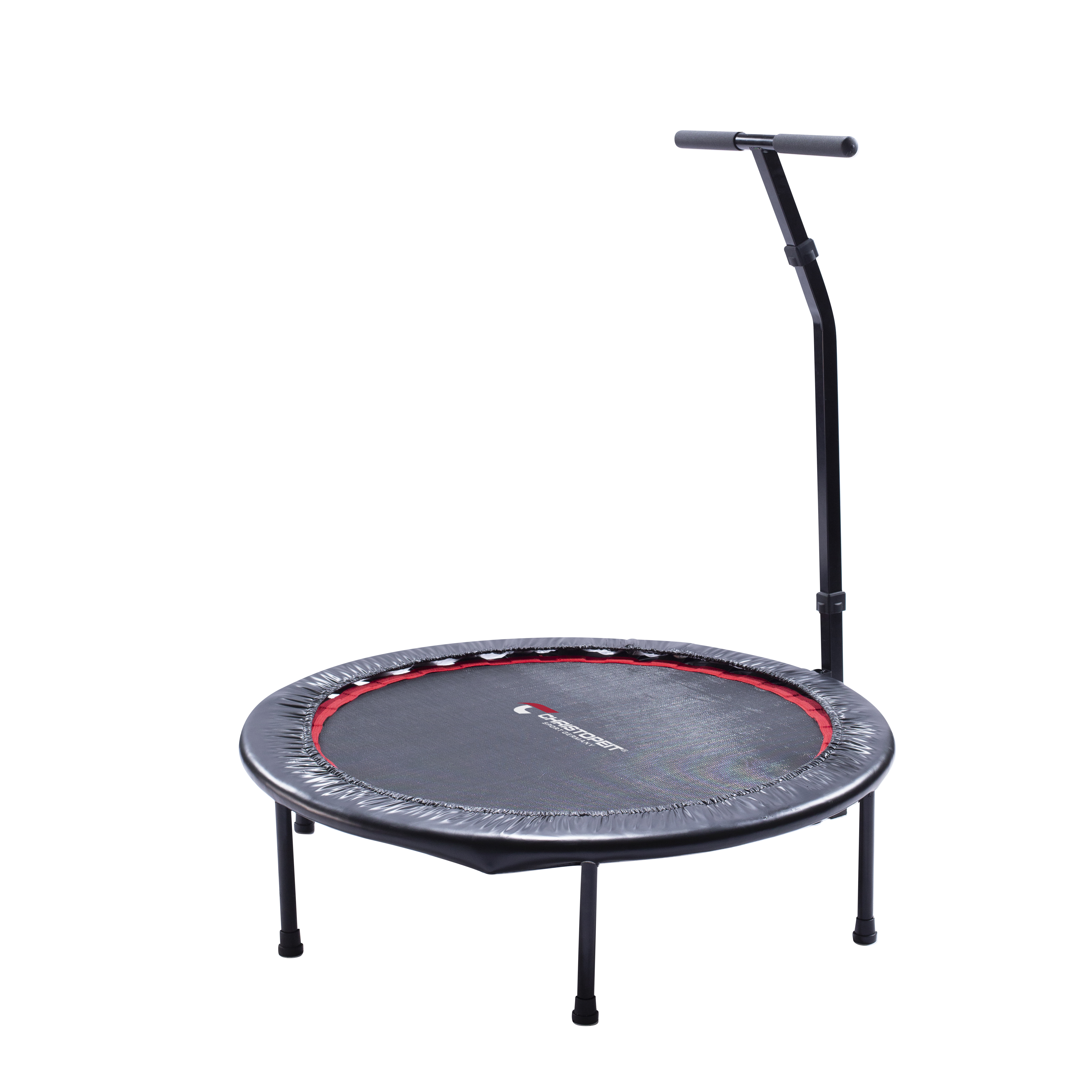 CHRISTOPEIT T 400 Trampolin, Schwarz/Rot