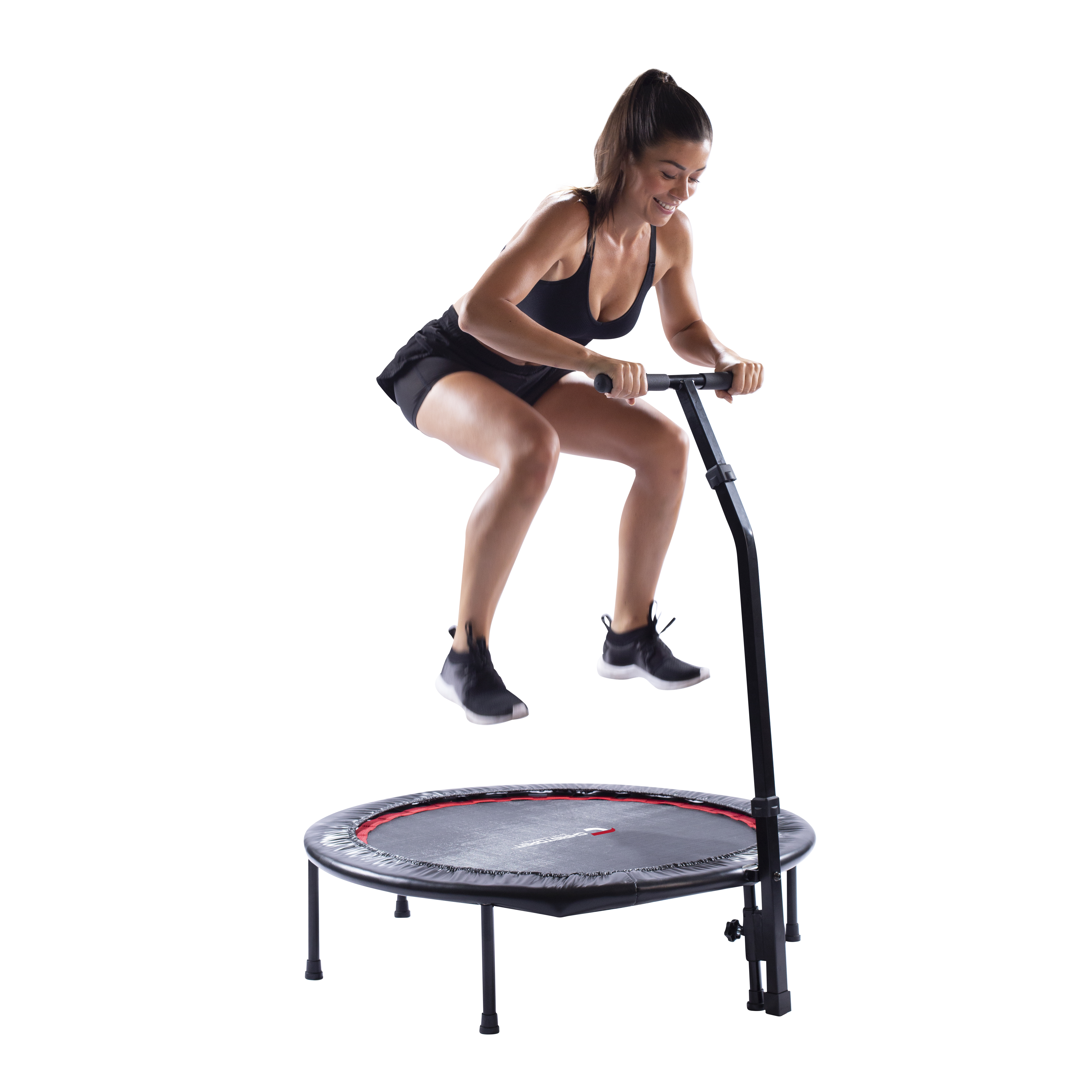 CHRISTOPEIT T 400 Trampolin, Schwarz/Rot