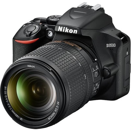 NIKON D3500+ AF S 18 140 VR Fotoğraf Makinesi Siyah