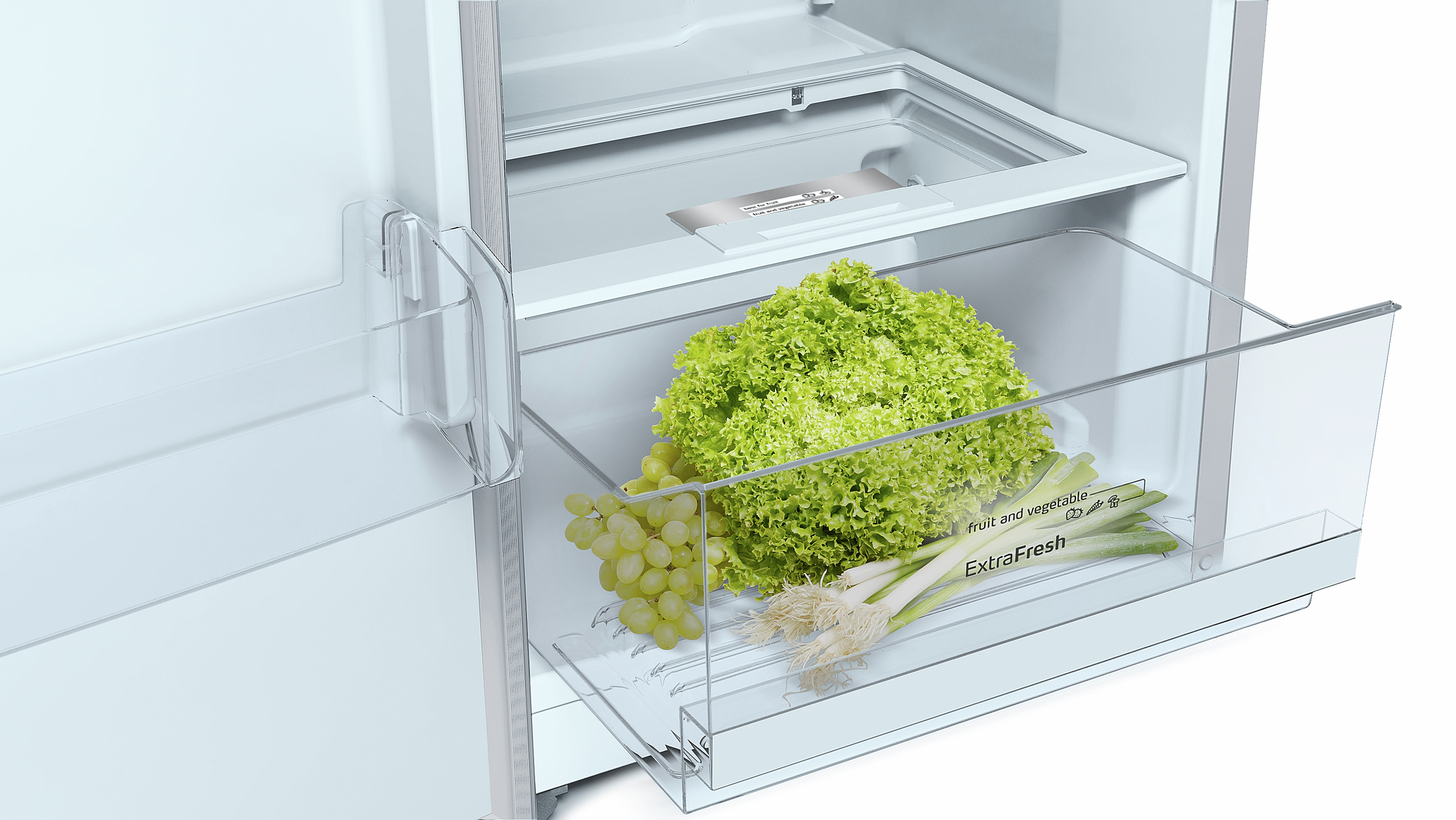 Frigorífico una puerta - Balay 3FCE563XE, 346 l, 186 cm, Cajón ExtraFresh, 39 dB, Inox