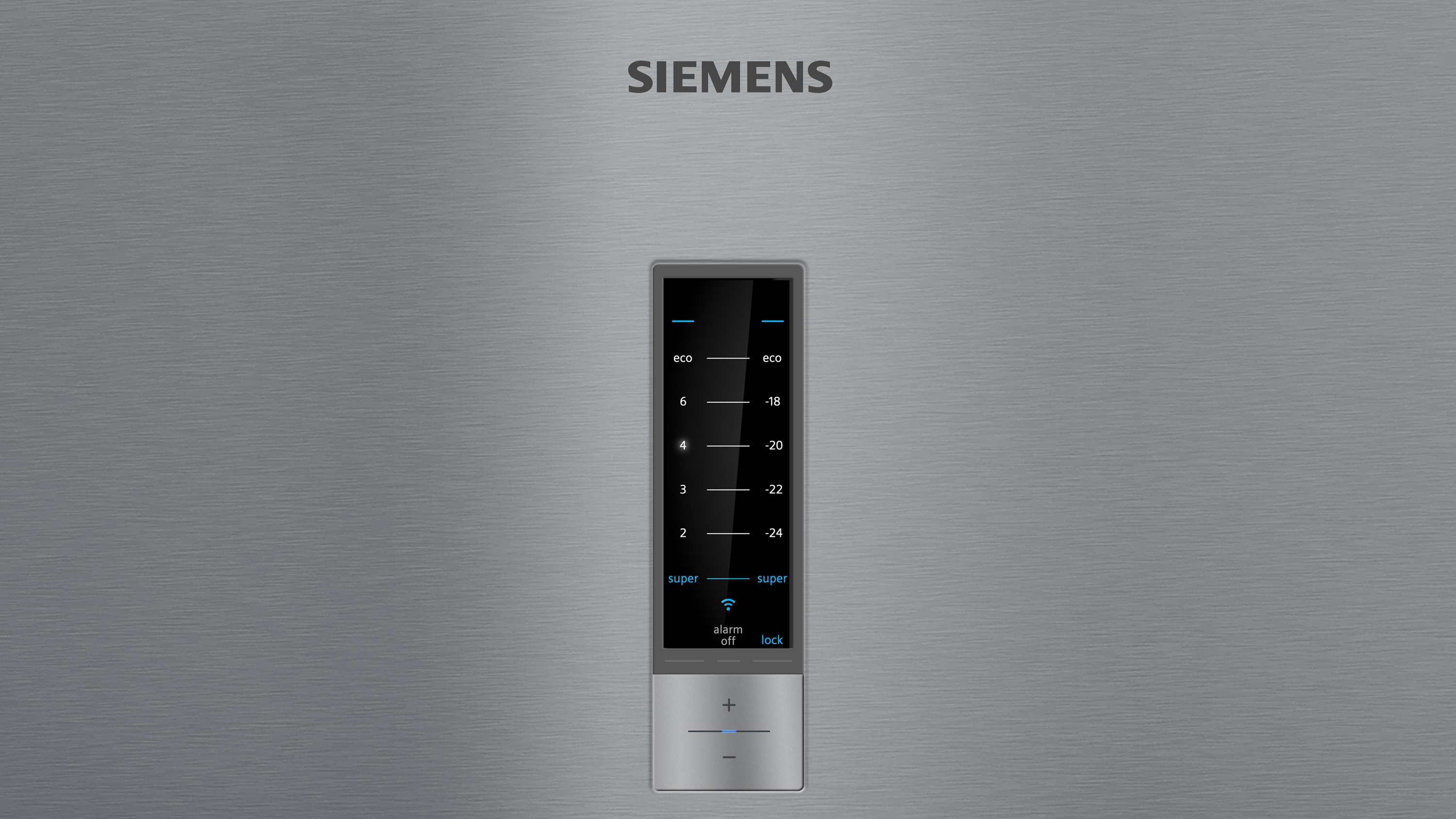 Frigorífico combi - Siemens KG39NXIDA, 366 l, No Frost, 203 cm, Cajón HyperFresh, Display LED Externo, Inox