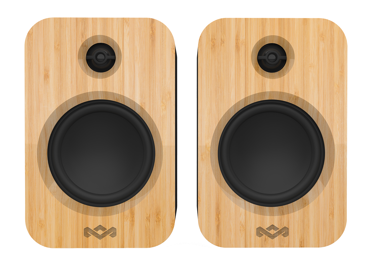 Marley Get Together Duo Bluetooth Speaker - Boekenplank speakers - Stereo set - 2 in 1 - Hifi speaker