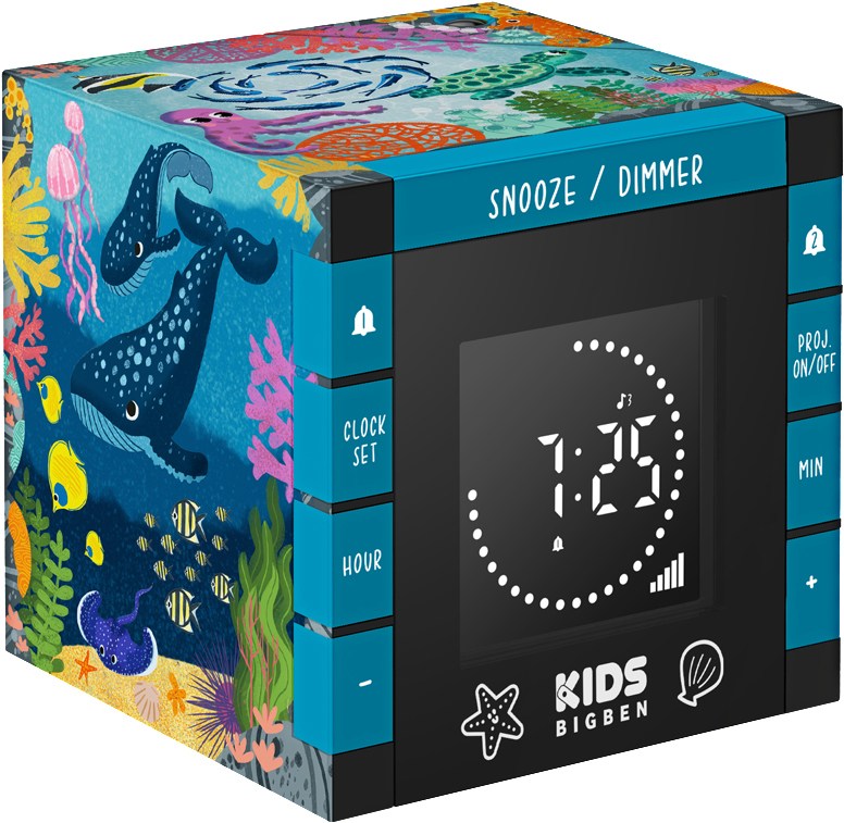 BIGBEN Kids R70 Ocean Wecker, -, Mehrfarbig
