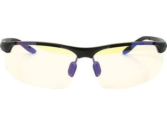 KONIX Drakkar Pro - Lunettes de jeu (Noir/Transparent)