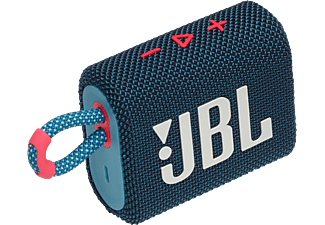 JBL Go 3 - Bluetooth Lautsprecher (Blau/Pink)
