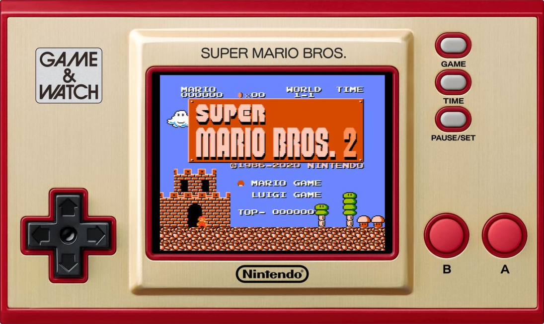 Game & Watch: Super Mario Bros. /D - Spielekonsole - Gold/Rot/Schwarz