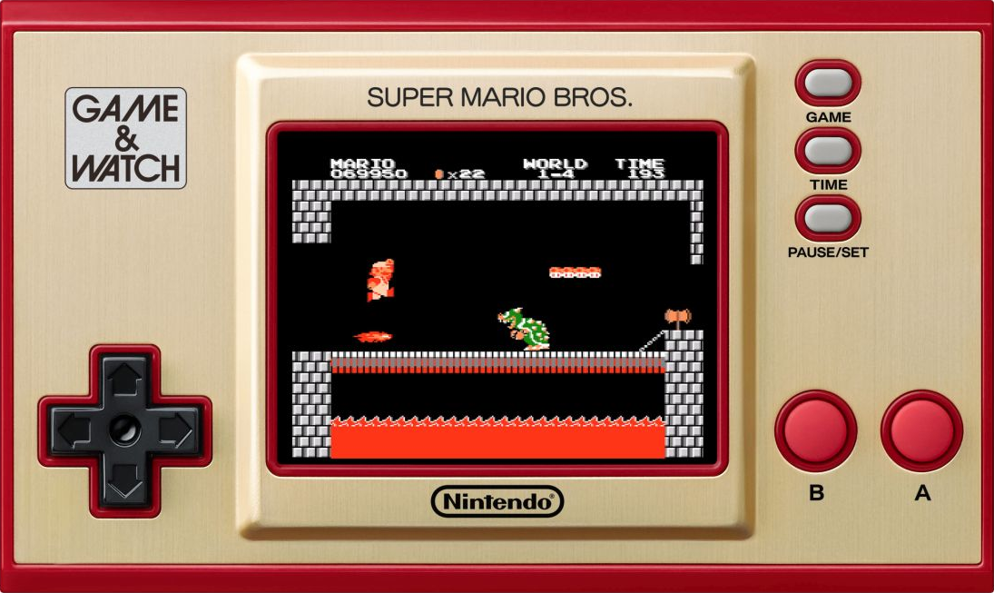 Game & Watch: Super Mario Bros. /D - Spielekonsole - Gold/Rot/Schwarz