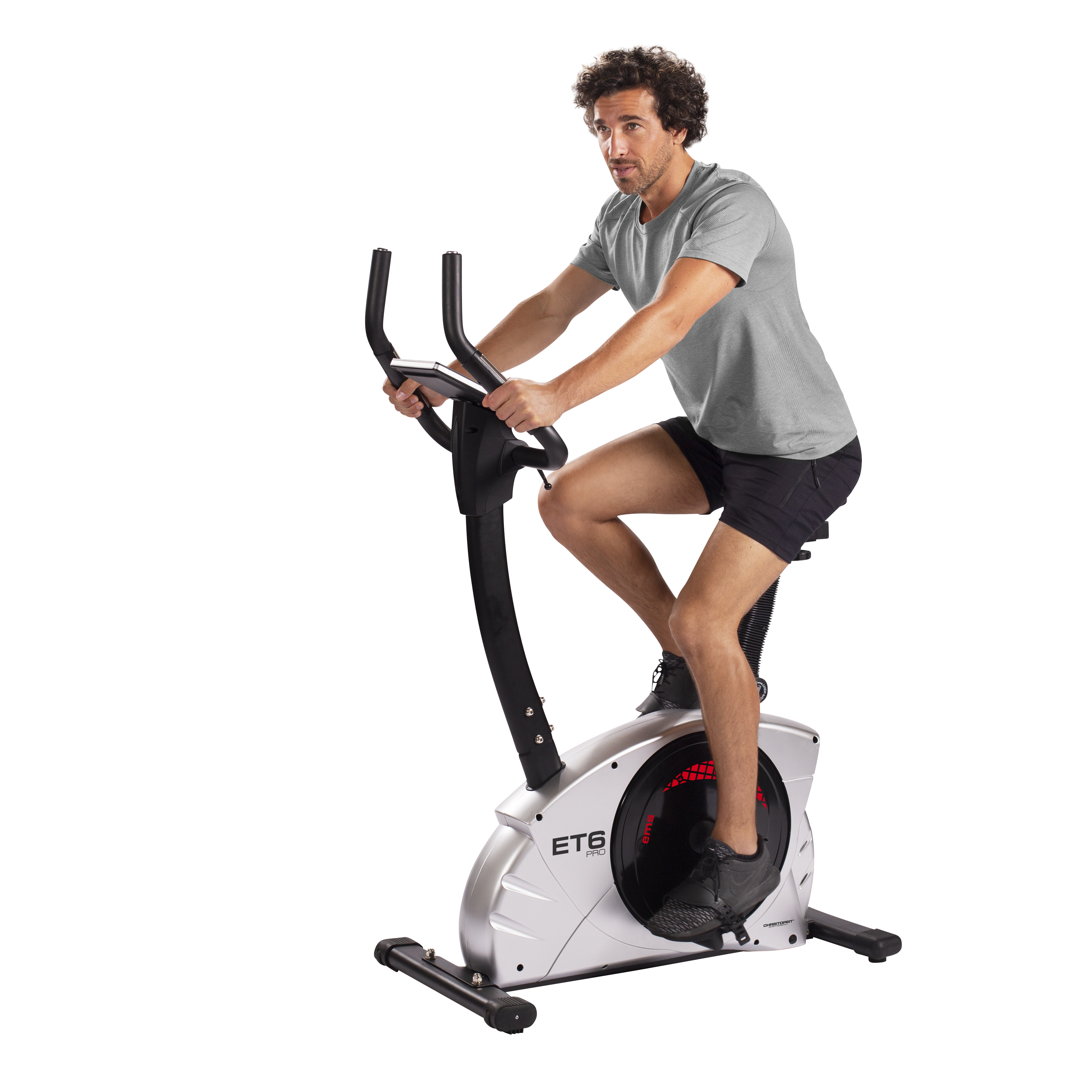 CHRISTOPEIT ET 6 Pro Ergometer, Silber/Schwarz