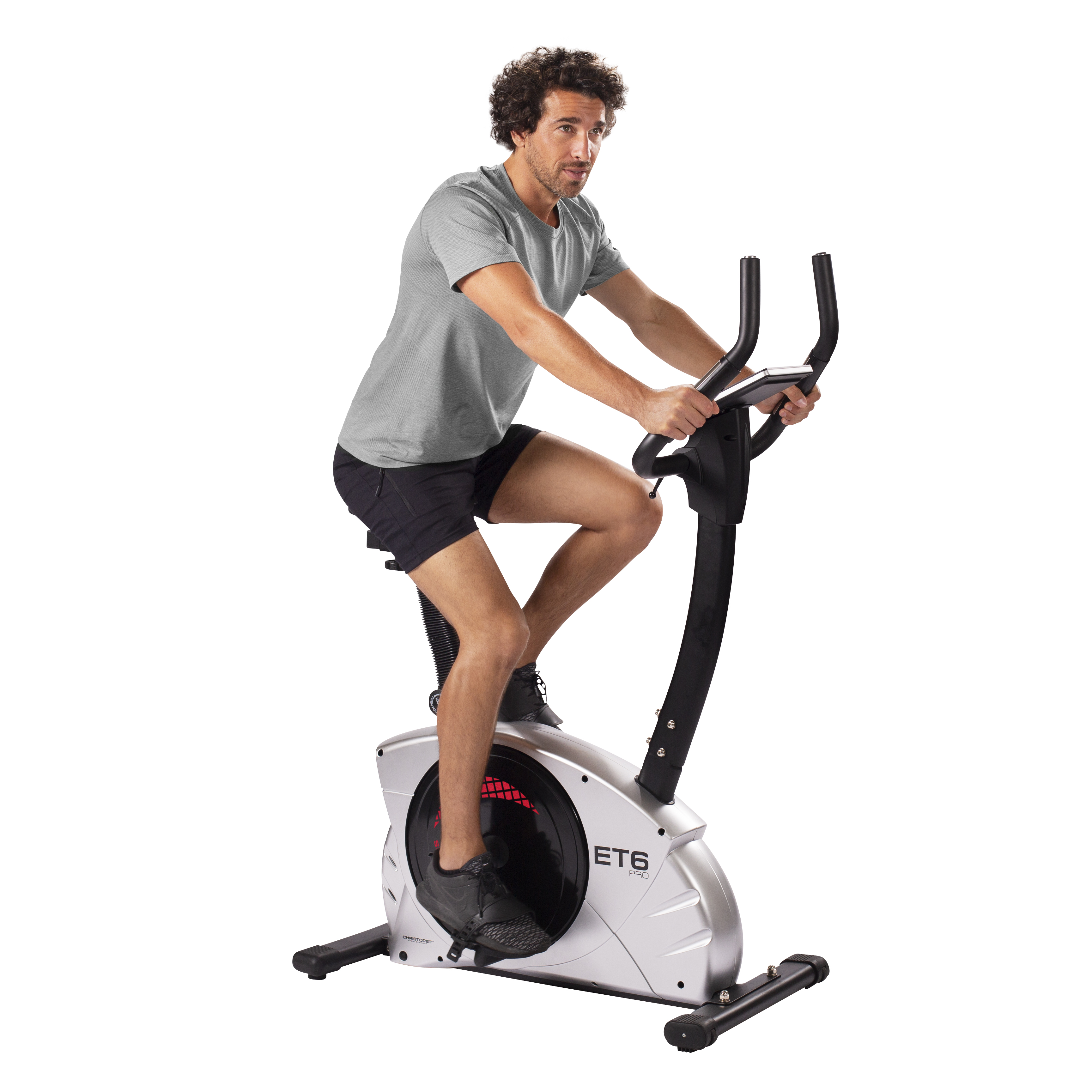 CHRISTOPEIT ET 6 Pro Ergometer, Silber/Schwarz