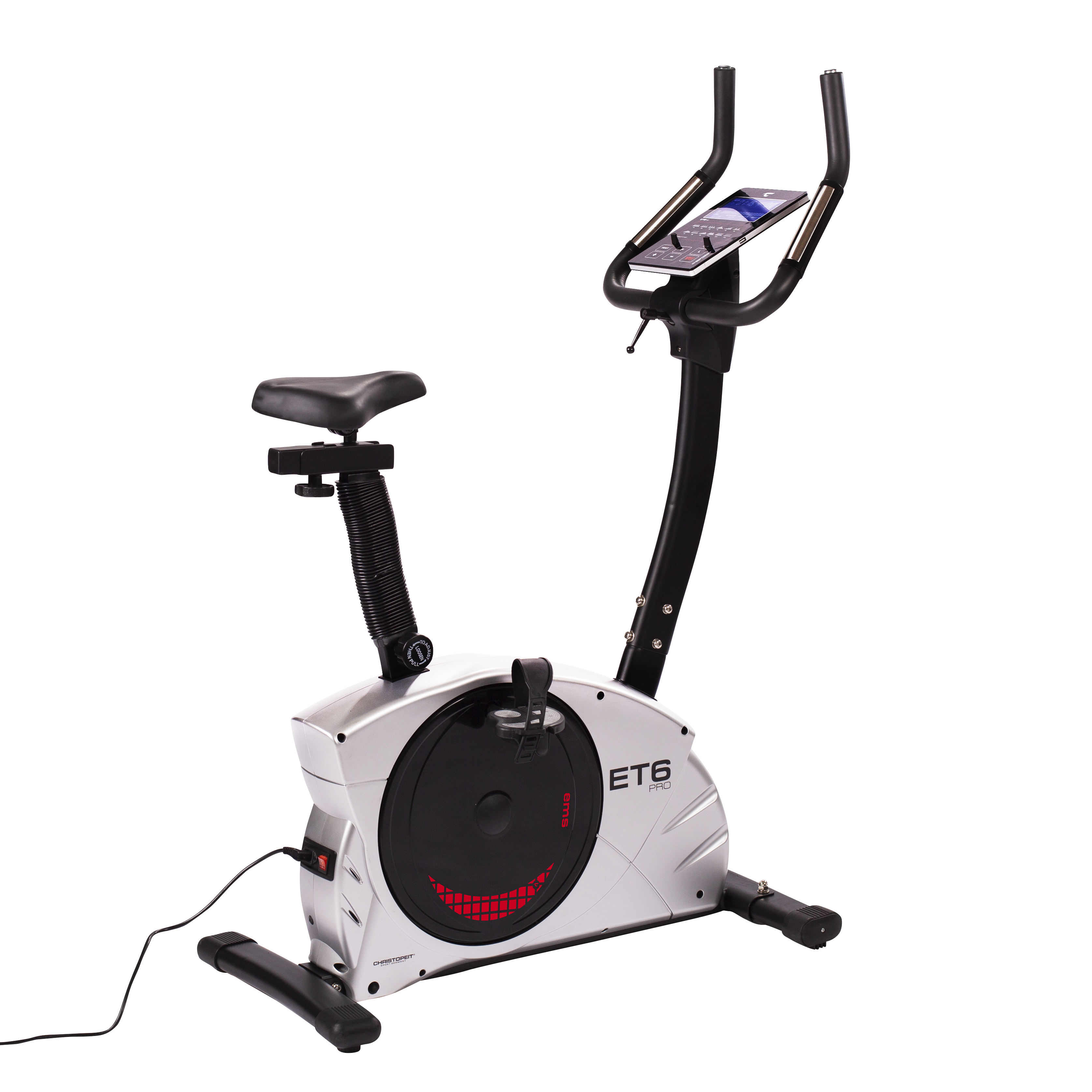 CHRISTOPEIT ET 6 Pro Ergometer, Silber/Schwarz