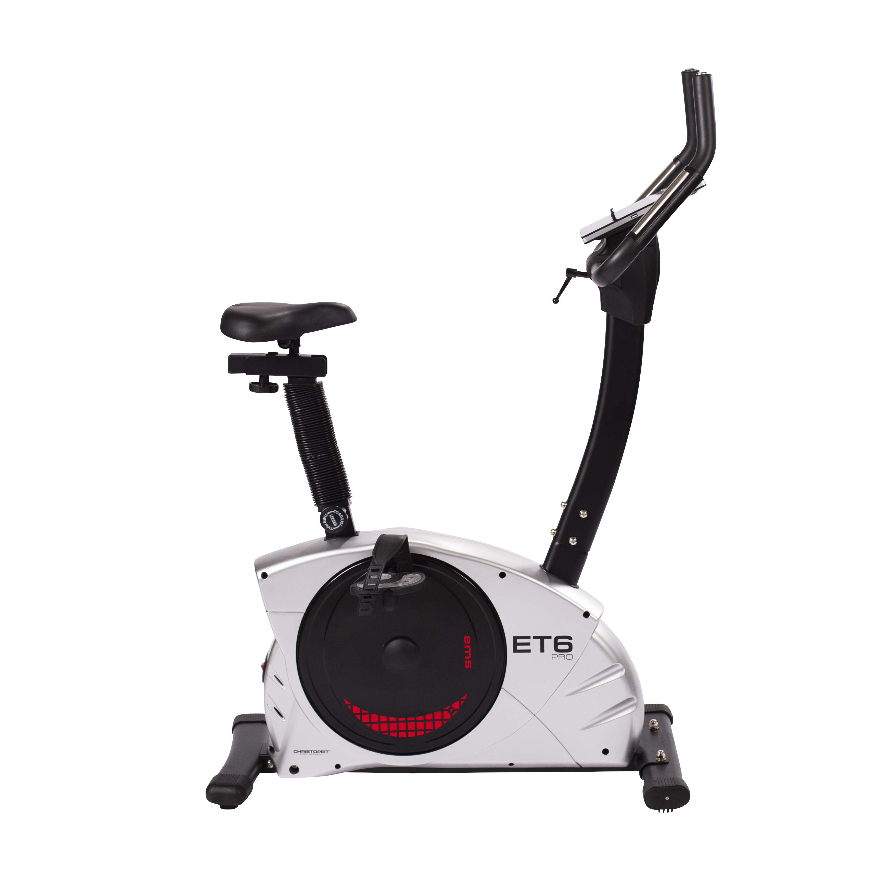 CHRISTOPEIT ET 6 Pro Ergometer, Silber/Schwarz