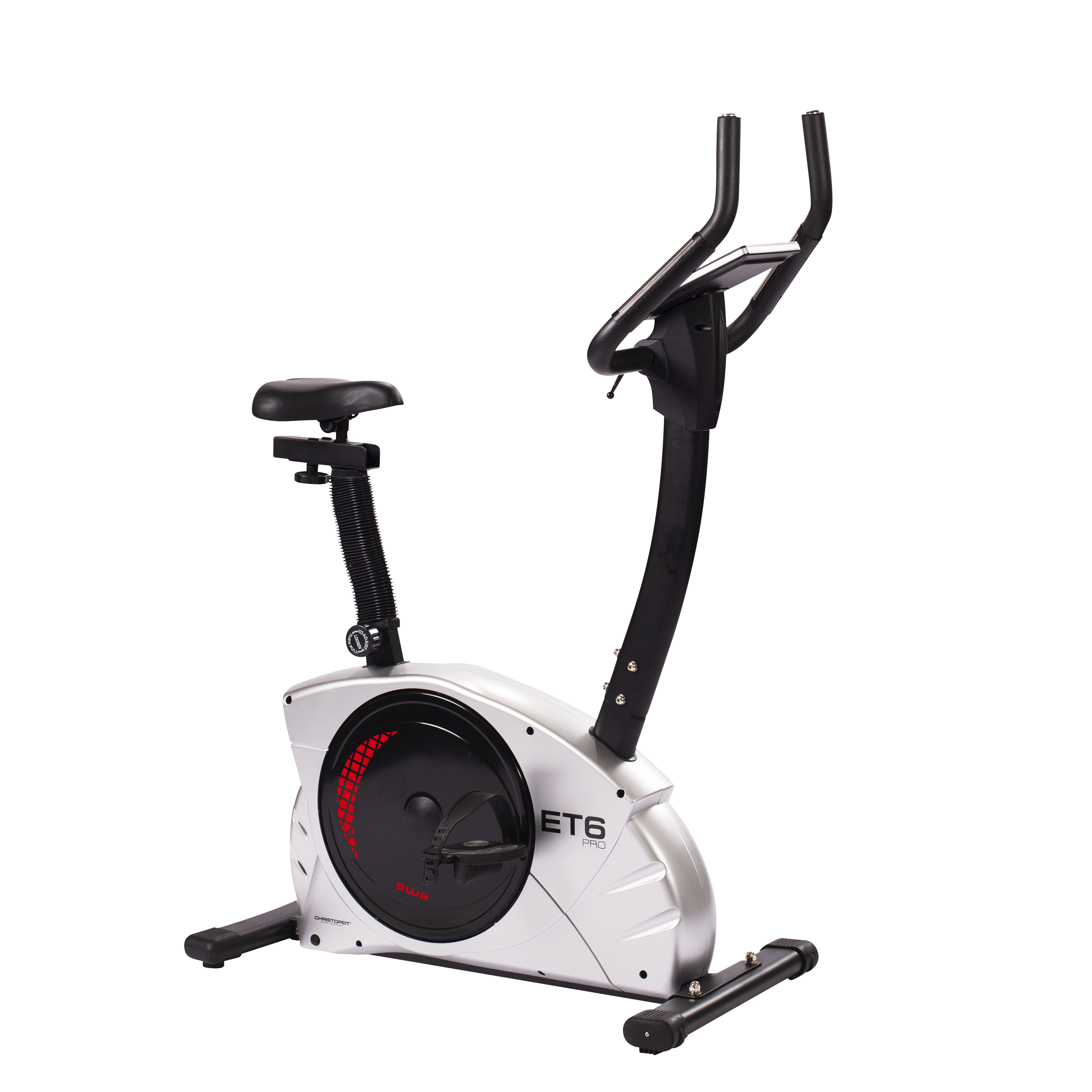 CHRISTOPEIT ET 6 Pro Ergometer, Silber/Schwarz