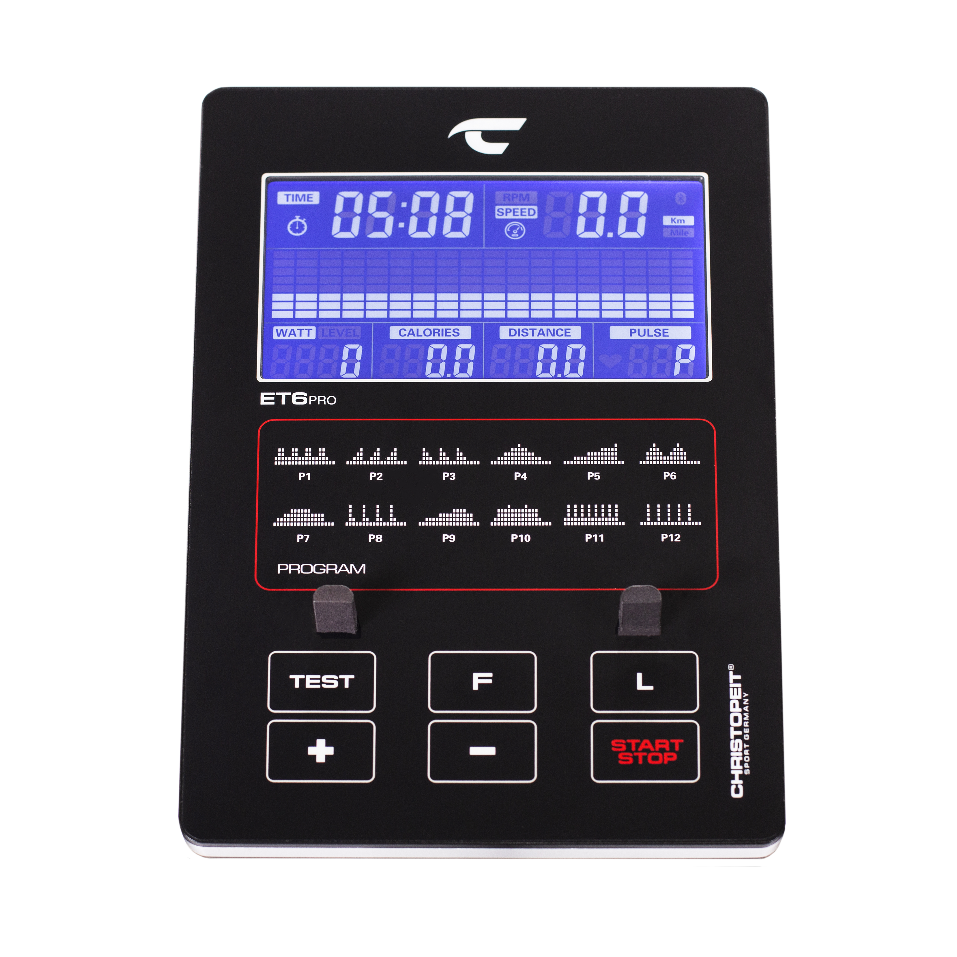 CHRISTOPEIT ET 6 Pro Ergometer, Silber/Schwarz