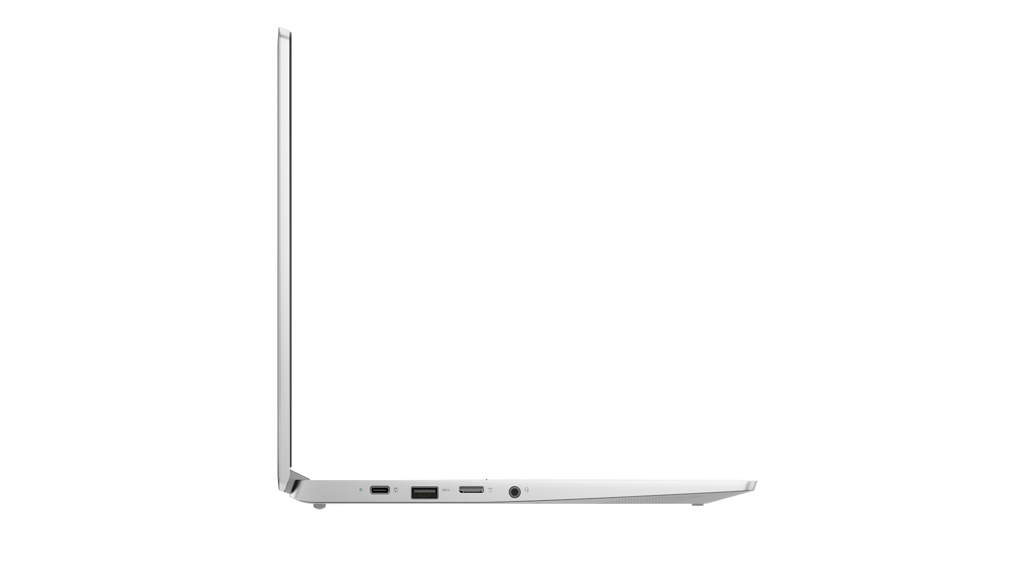 LENOVO IdeaPad GB Chrome Intel® RAM, N4020 14 OS Display, 3, Chromebook, 600, Prozessor, eMMC, UHD 64 Intel®, GB mit 4 Zoll Google Platinsilber