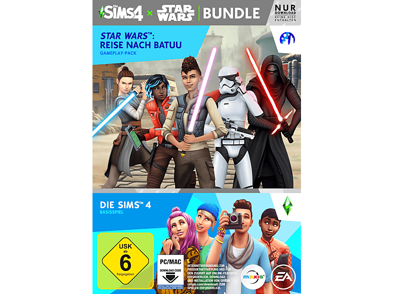 Box) in + - Sims [PC] - 4 der Bundle Wars: Reise nach Star (Code Batuu Die
