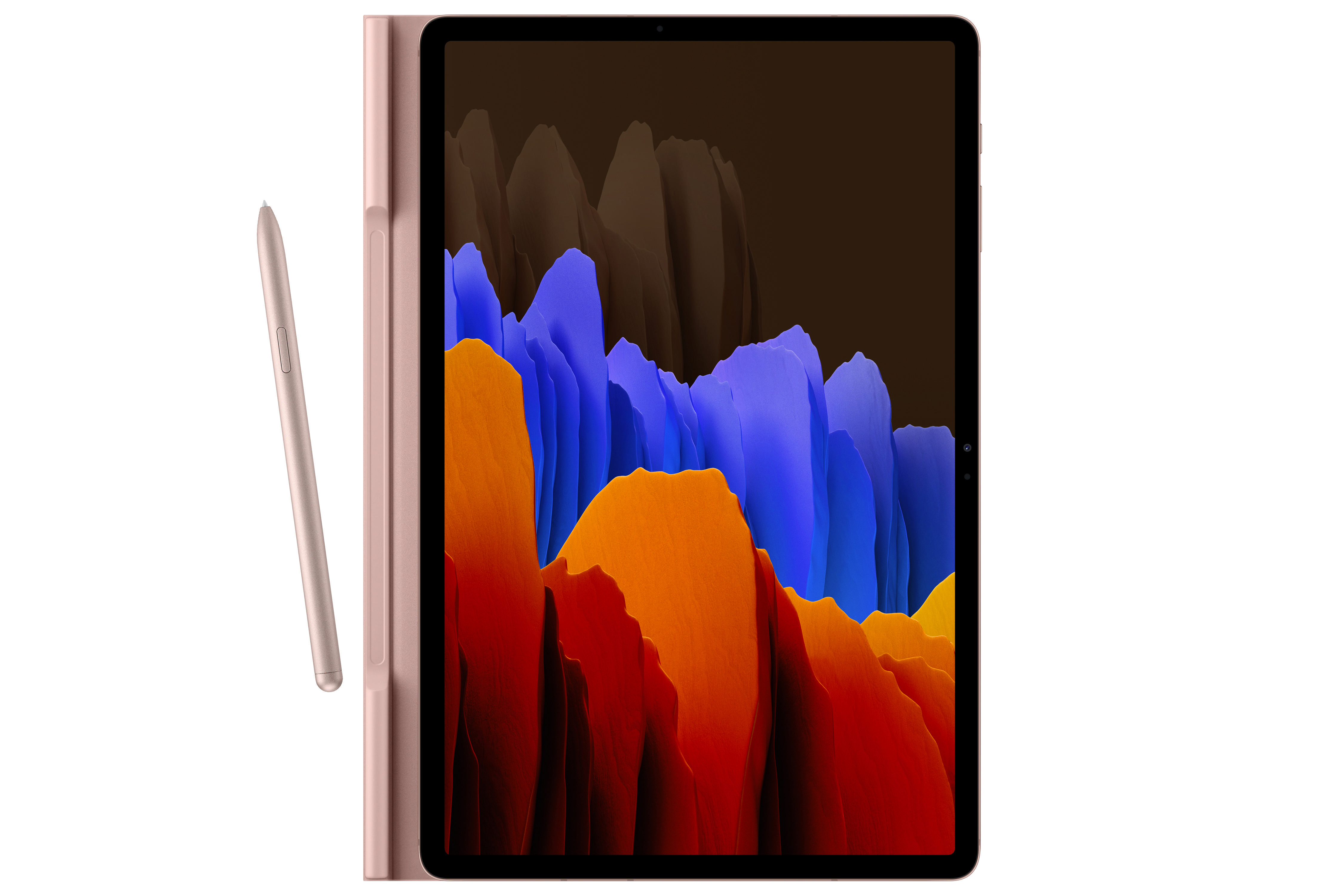 SAMSUNG EF-BT970, Bookcover, Samsung, Galaxy Tab S7+, Braun