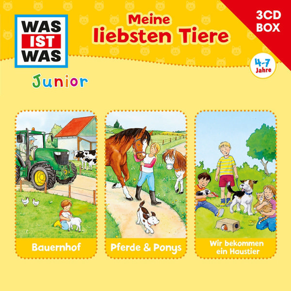 was (CD) 3 - Was - Hörspielbox ist Junior: Tiere Vol.
