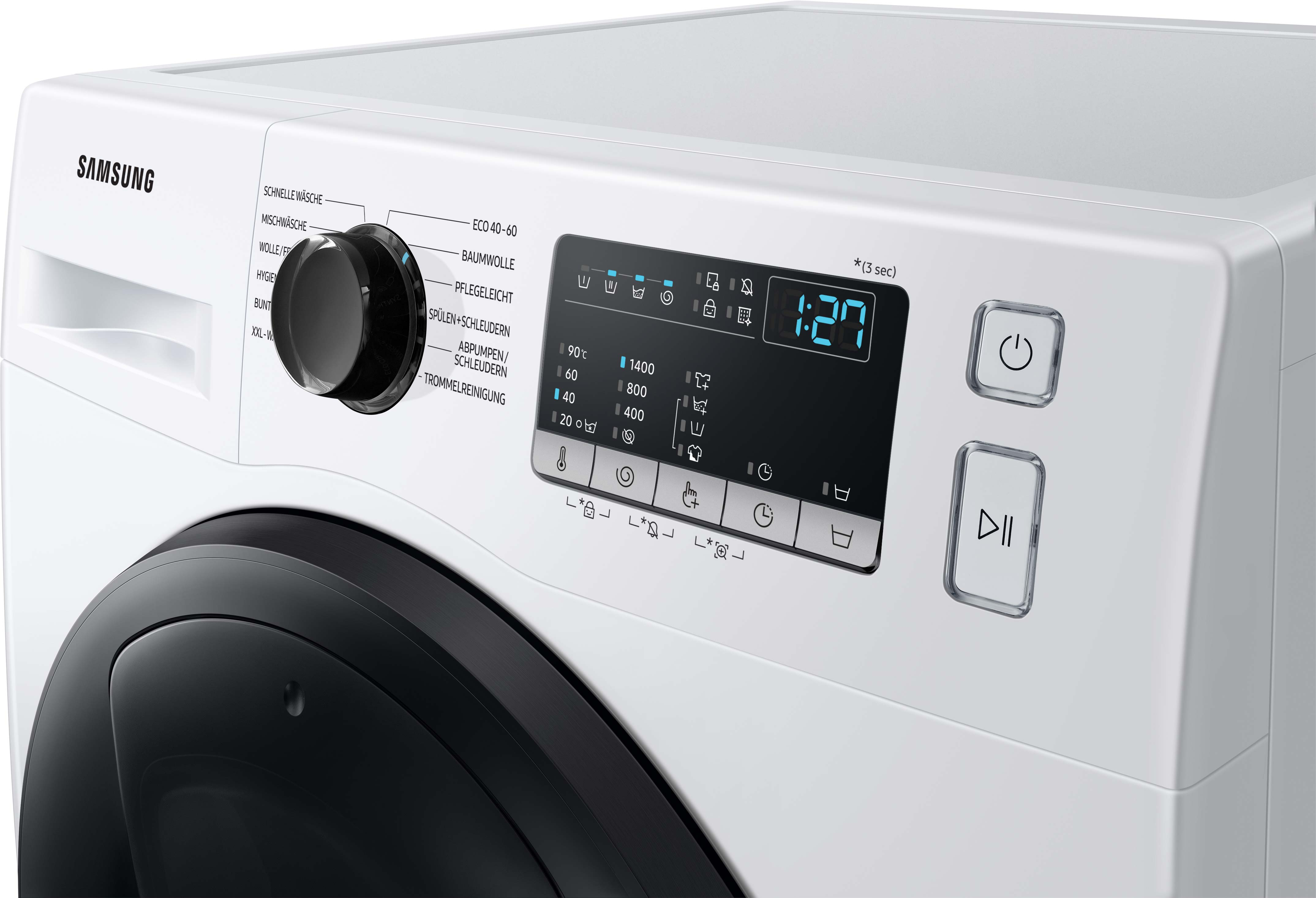 SAMSUNG WW71T4543AE/EG  Waschmaschine (7 kg, 1400 U/Min., D)
