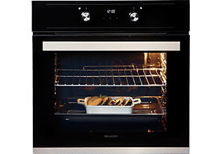 SHARP K-60D19BM1-EU + KH-6V08FT00-EU - Kochfeld + Backofen (Graphit/Schwarz)