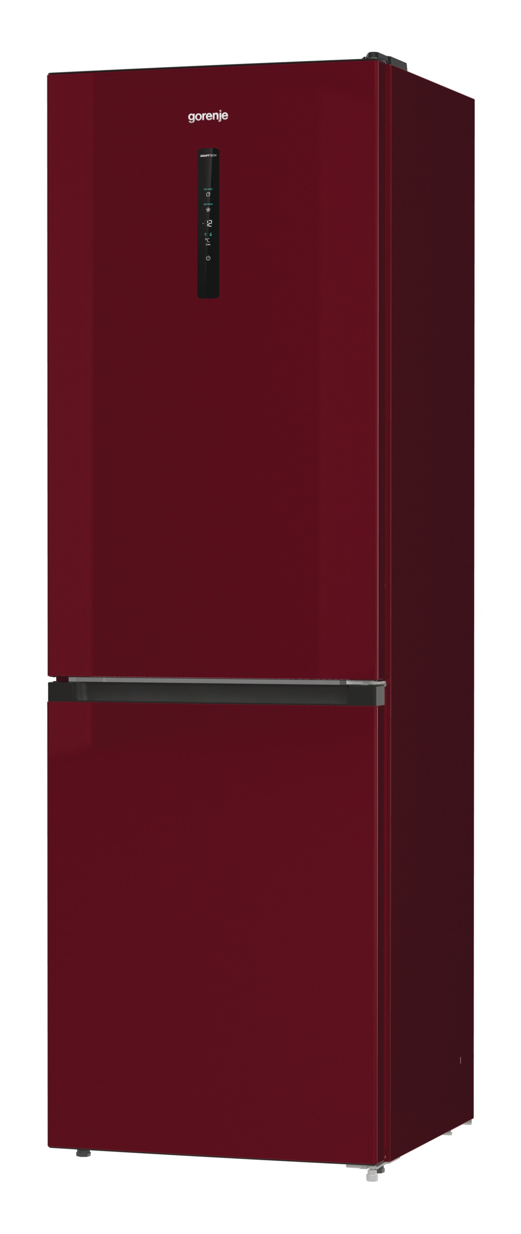 GORENJE NRK6192AR4 Kühl- Gefrierkombination (E, 300 l, 1850 mm hoch, Standgerät, No Frost (verminderte Eisbildung), Rot)