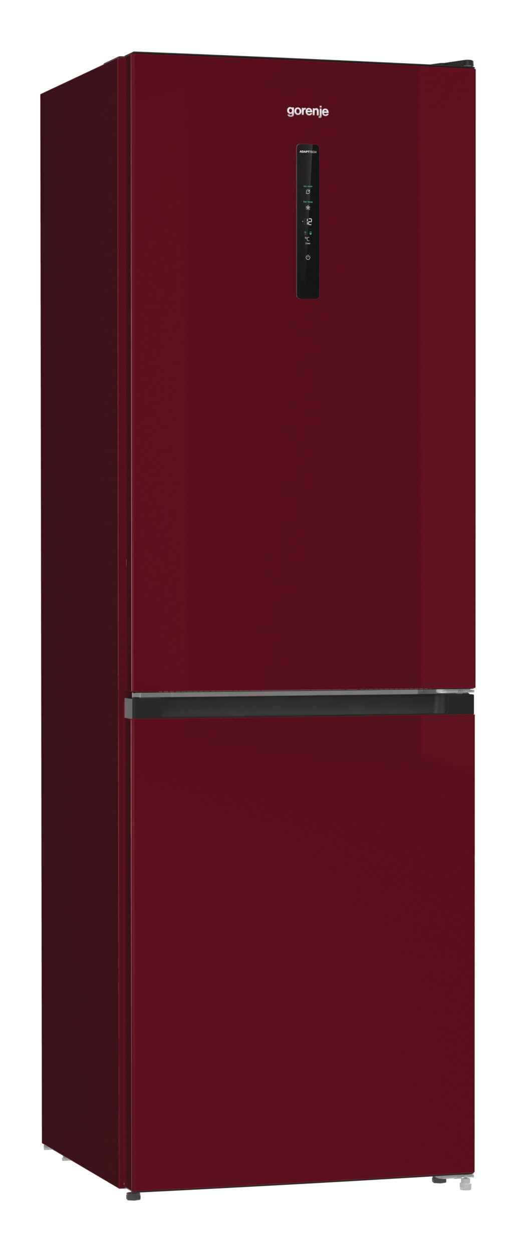 GORENJE NRK6192AR4 Kühl- Gefrierkombination (E, 300 l, 1850 mm hoch, Standgerät, No Frost (verminderte Eisbildung), Rot)
