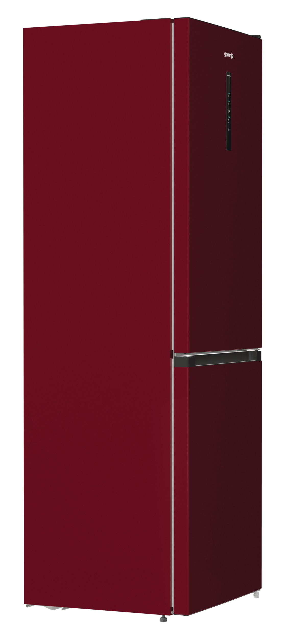 GORENJE NRK6192AR4 Kühl- Gefrierkombination (E, 300 l, 1850 mm hoch, Standgerät, No Frost (verminderte Eisbildung), Rot)