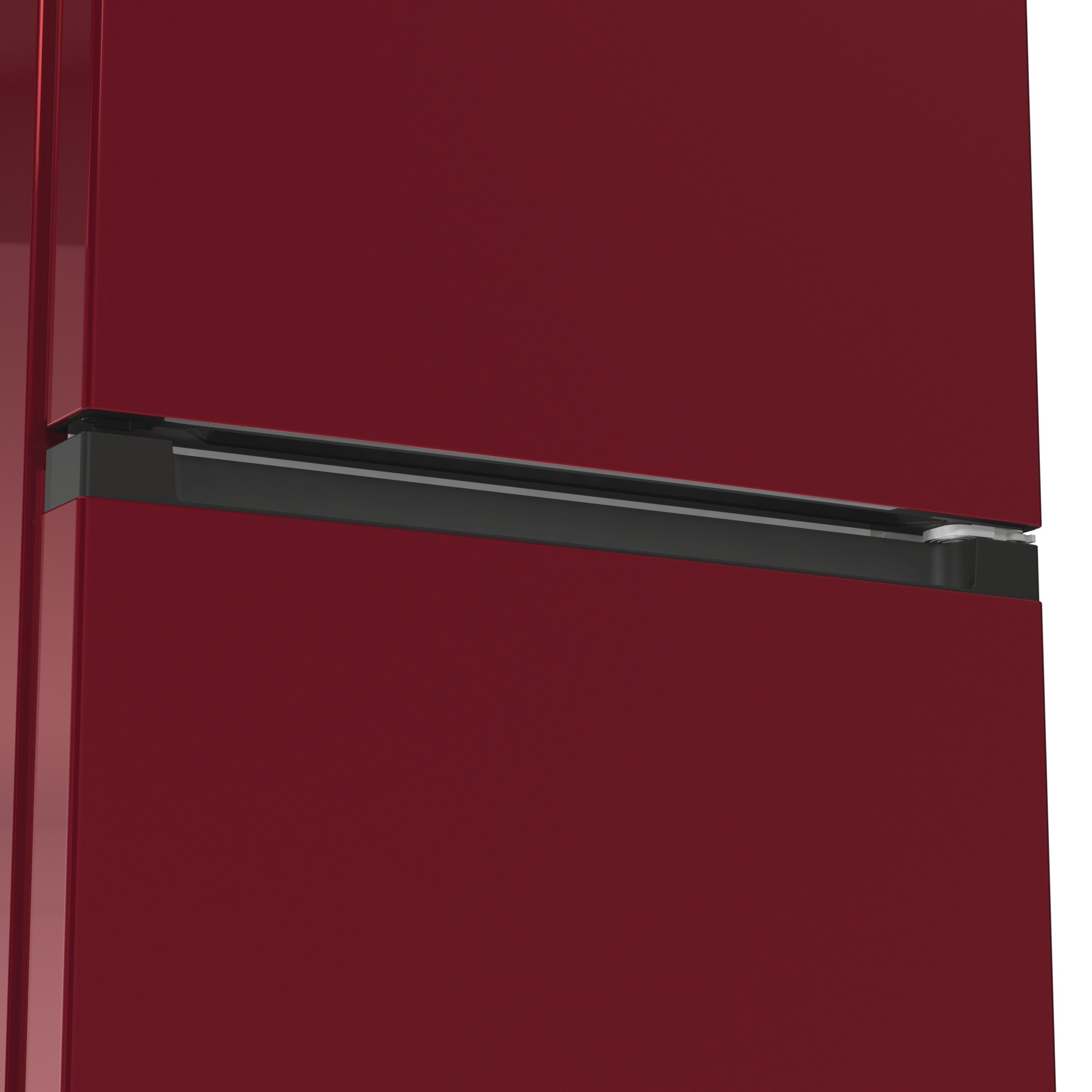 GORENJE NRK6192AR4 Kühl- Gefrierkombination (E, 300 l, 1850 mm hoch, Standgerät, No Frost (verminderte Eisbildung), Rot)