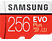 SAMSUNG EVO Plus - Micro-SDXC-Schede di memoria  (256 GB, 100 MB/s, Bianco/Rosso)