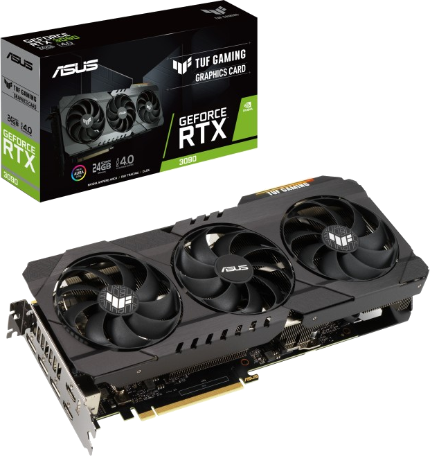 ASUS Grafikkarte TUF Gaming GeForce® RTX 3090, TUF-RTX3090-24G-GAMING, 24GB GDDR6X (90YV0FD0-M0NM00)